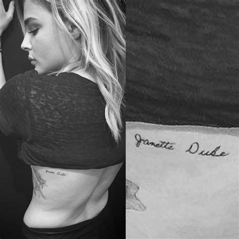 chloe grace moretz tattoo meaning